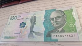 Banknote Kolumbien 100 Mil Pesos 2016 Neuzustand