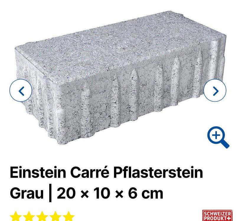 Pflastersteine / Sickersteine 14 Stück 20x10x6 Kaufen auf Ricardo