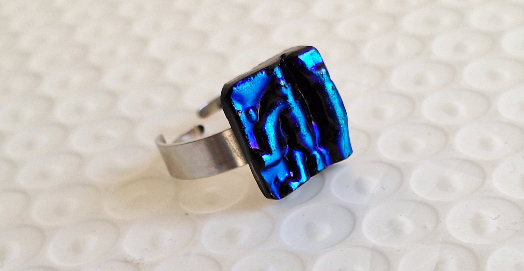 Altri gioielli: Schöner Schmuck, Freya Design, Dichroic Glas, Blau – Nuovo (secondo la descrizione) da Weinfelden venduto da Yenas10 5