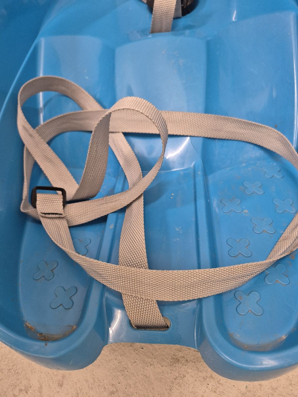 Schlitteln: Kinderschlitten EDA blau mit Gurte – Gebraucht aus Thun von Zuzi84 5