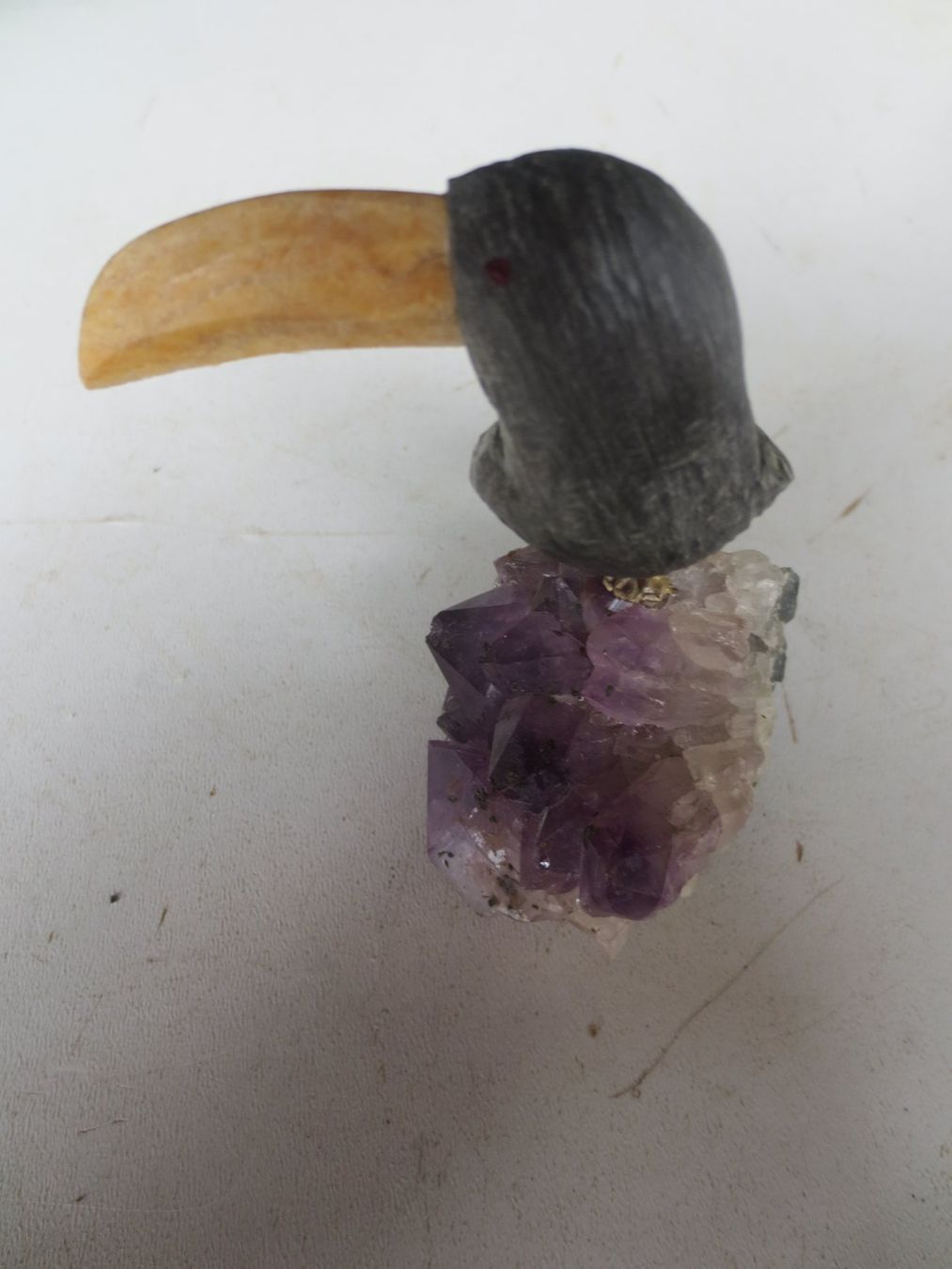 Mineralien & Heilsteine: Amethyst Vogel – Gebraucht aus Weier im Emmental von waefler03 1