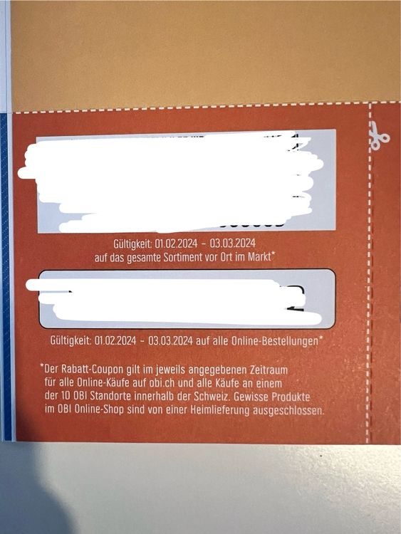 OBI 10 gutschein Kaufen auf Ricardo