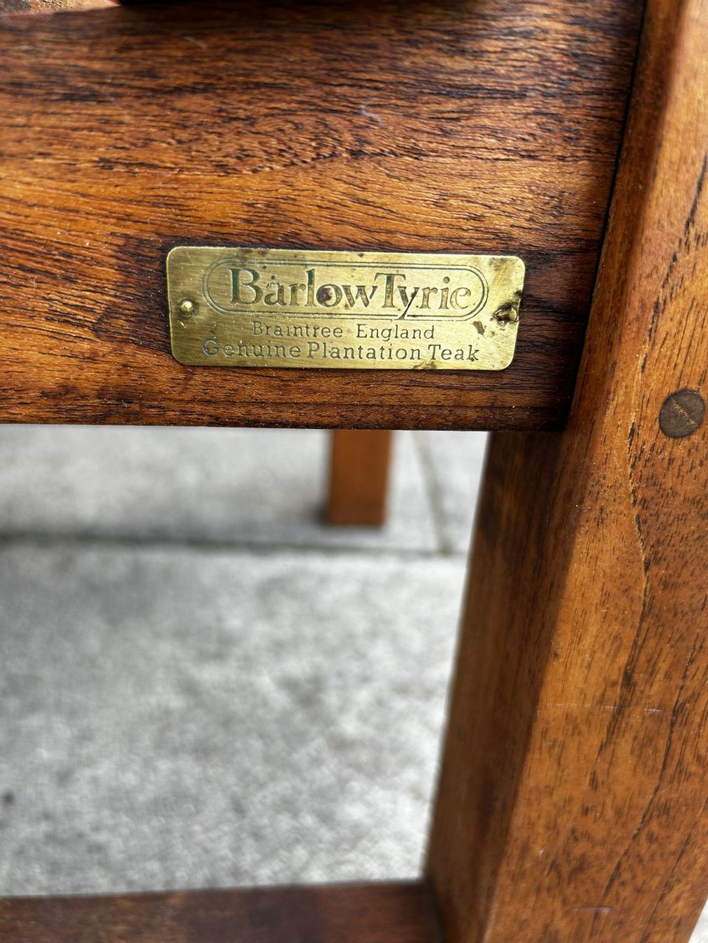 Sedie: 4 Gartenstühle Teak Barlow Tyrie – Usato da Stallikon venduto da Whale_2508 2