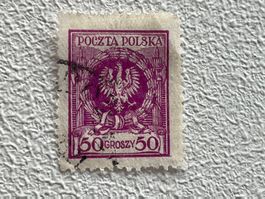 Polen Briefmarke