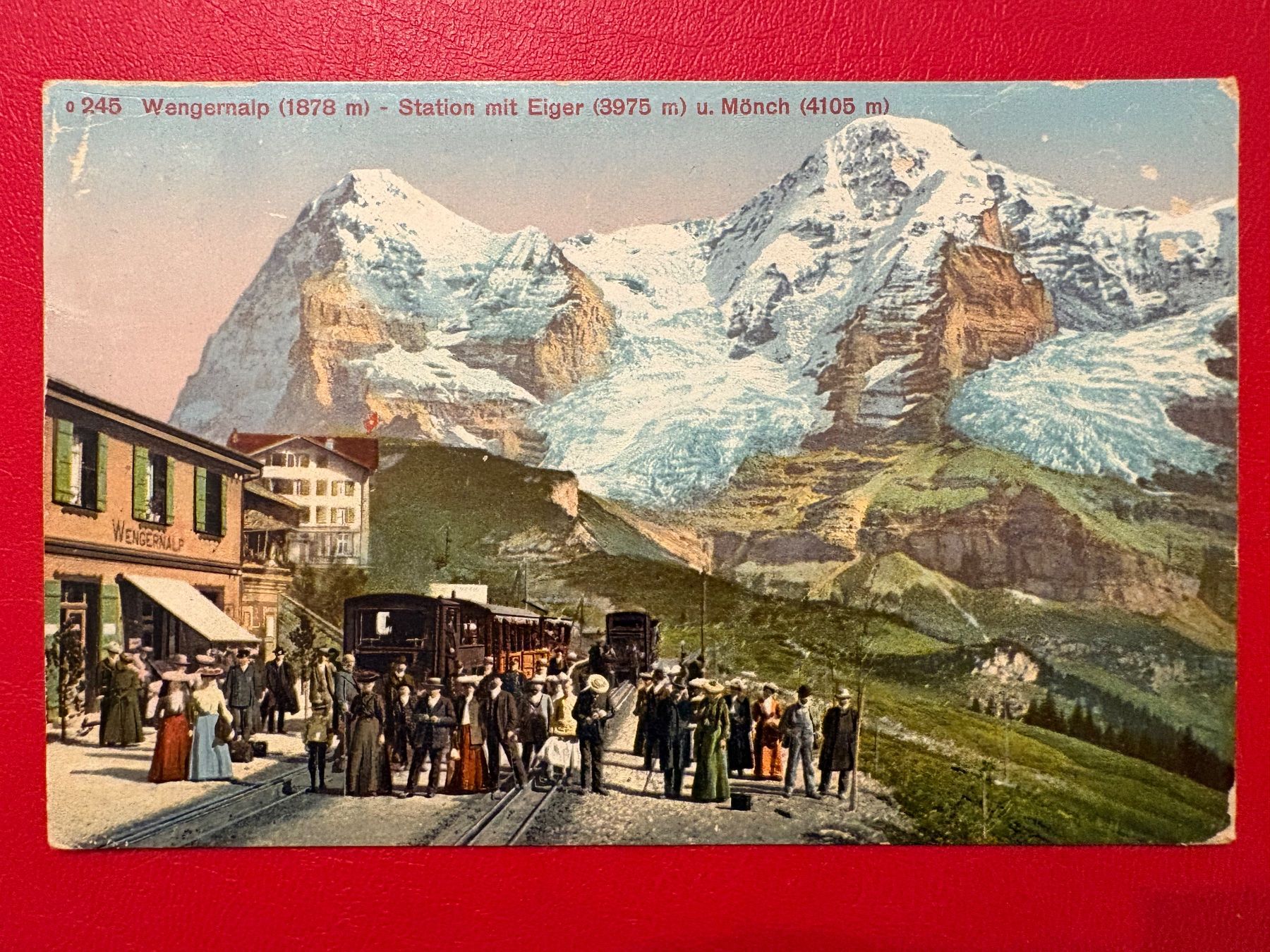 Cartoline postali: 1916 / Wengernalp - Station mit Eiger u. Mönch – Usato da St-Légier-La Chiésaz venduto da Theo005