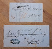 2 Briefe Trachselwald, 1855, Amtsschreiberei