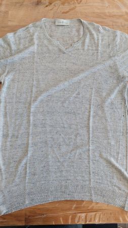 Neues Poloshirt Della Ciana 52 XL Feinste Seide TussahLeinen