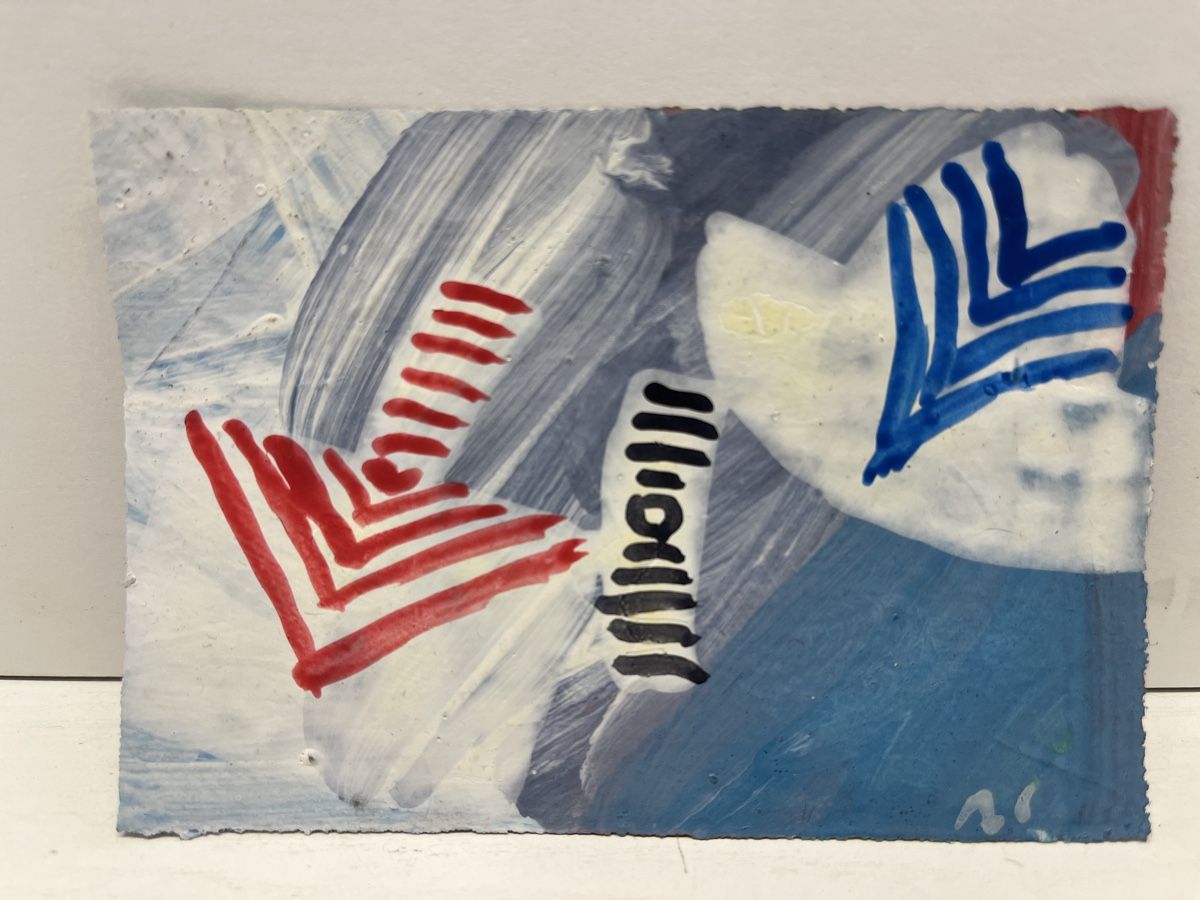 Dipinti: Original Gouache von Roman Candio – Usato da Gelterfingen venduto da liq-nator 2
