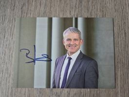 Autogrammkarte Beat Jans Originalunterschrift