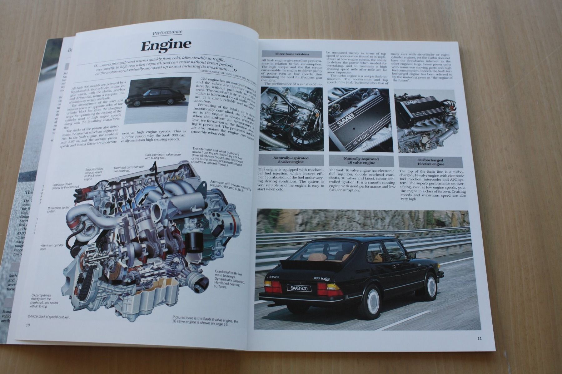 Saab Documenti: Saab 900 Engineering Features USA Prospekt 1986 – Usato da Wikon venduto da erwin400 4