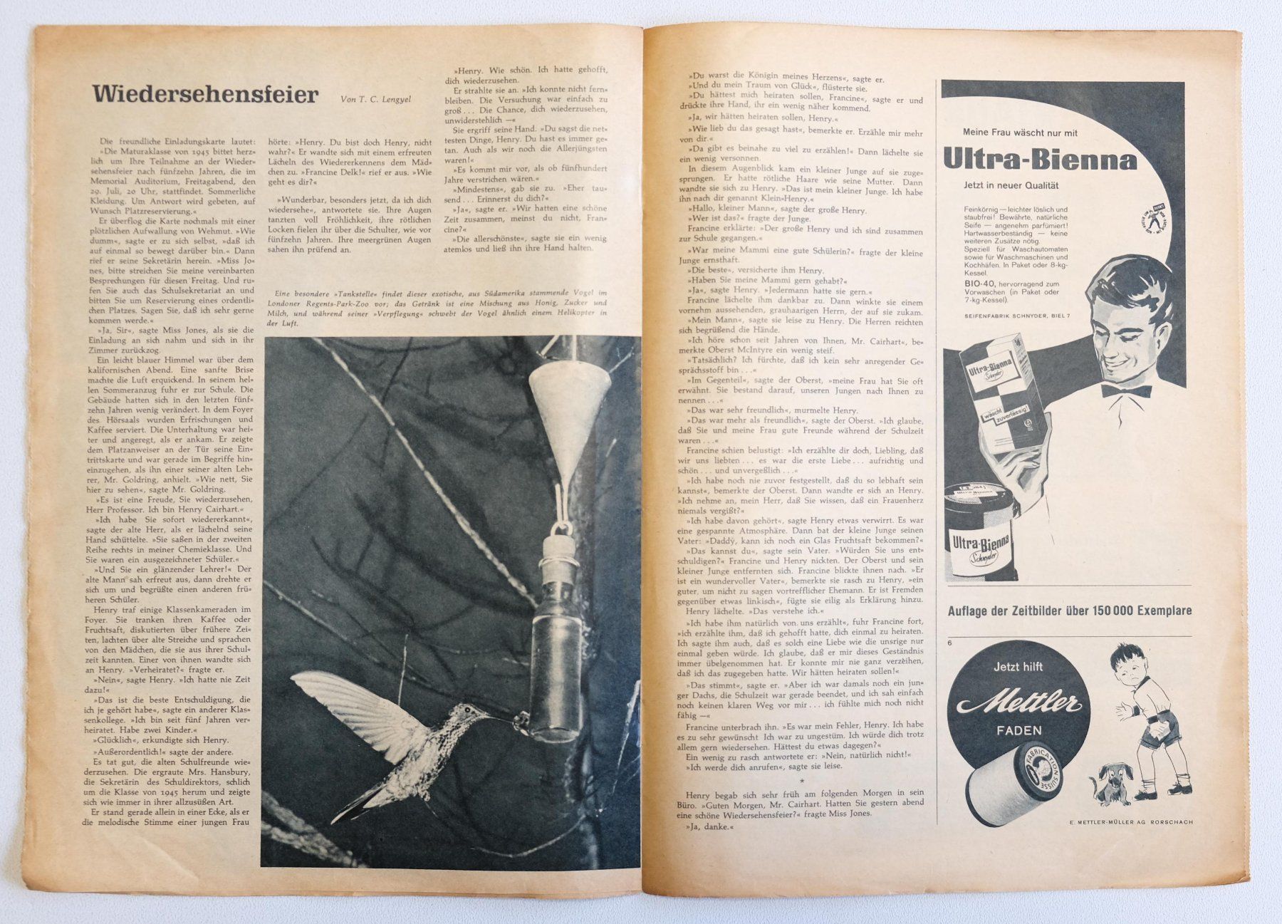 Riviste & Magazine: Zeitbilder 1961, Set 4 Ausgaben – Usato da Zürich venduto da Melody2000 7