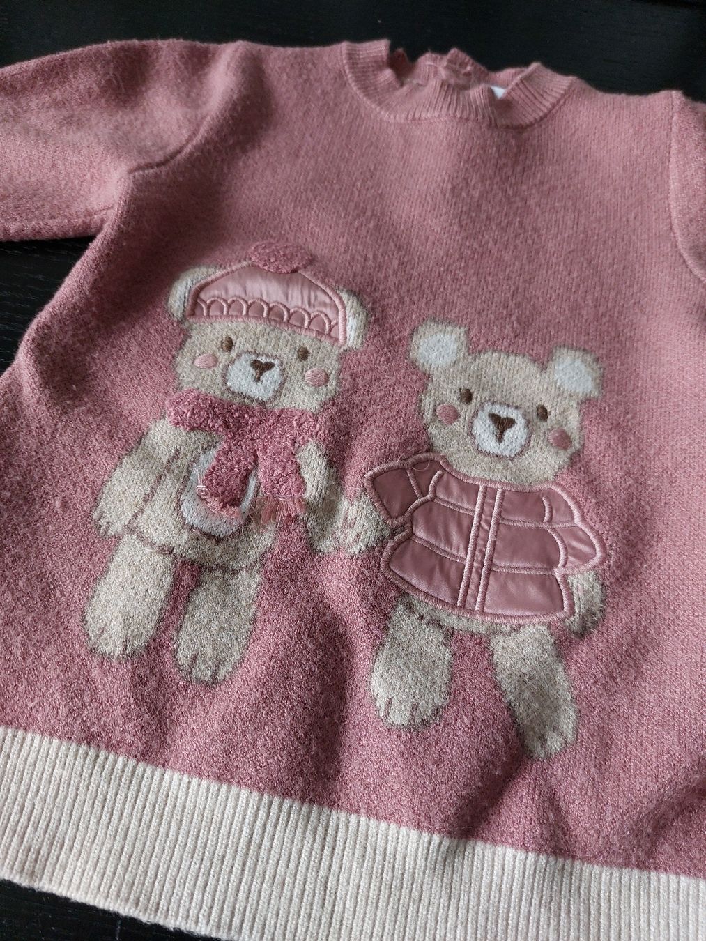 Mayoral Pullover & Sweatshirts: Mayoral Pullover, Gr. 68, rosa mit Bären – Gebraucht aus Horgen von prinza 1