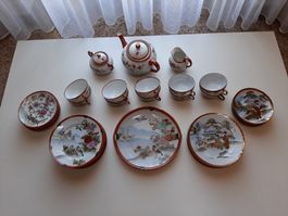 TEESERVICE CHINA-PORZELLAN, 36-teilig