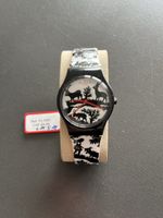 Kinderuhr mit Scherenschnittdesign