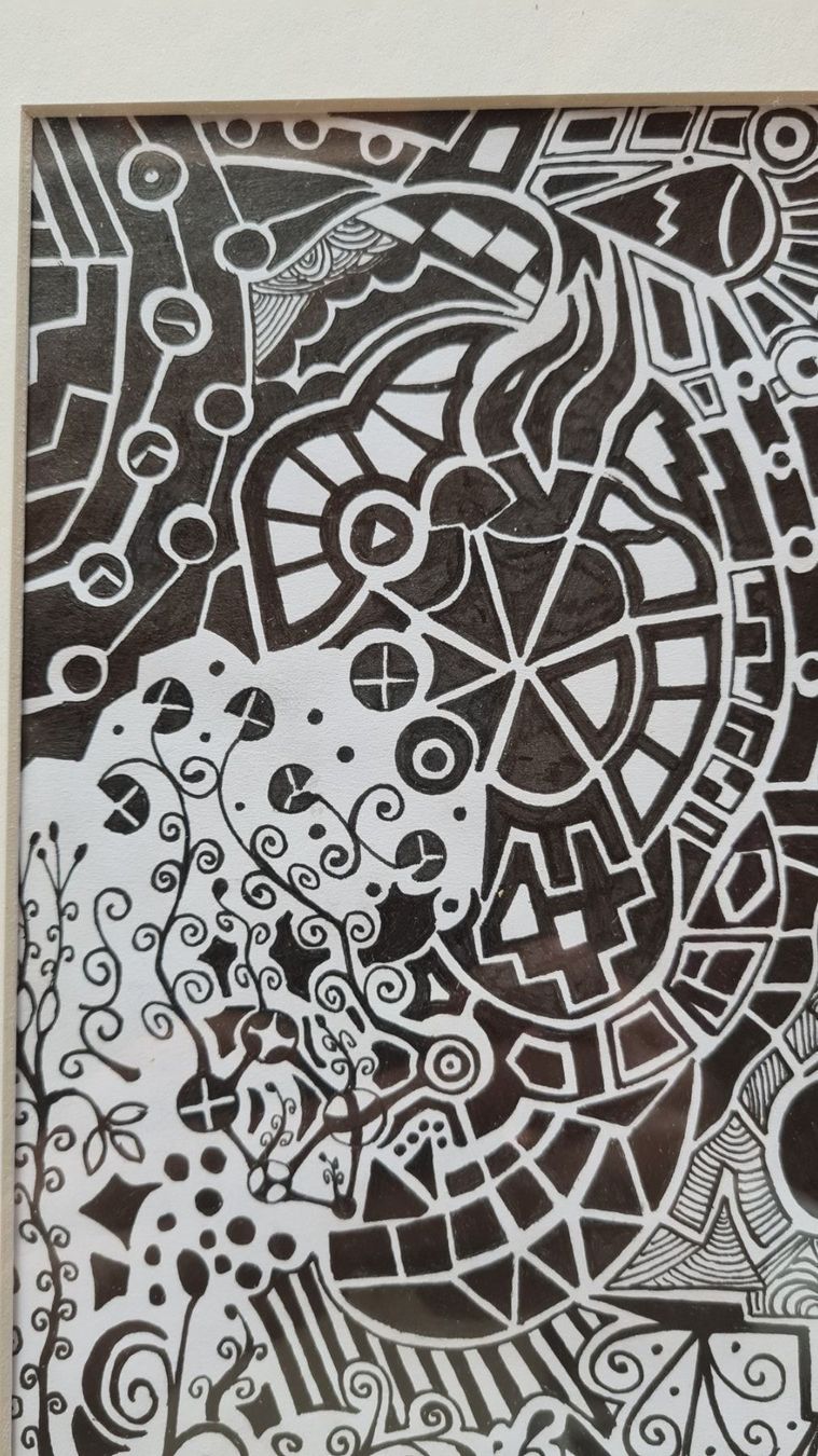 Foto & Immagini: Zeichnung, Fineliner, "Vision" – Nuovo (secondo la descrizione) da Winkel venduto da Heuresis 4