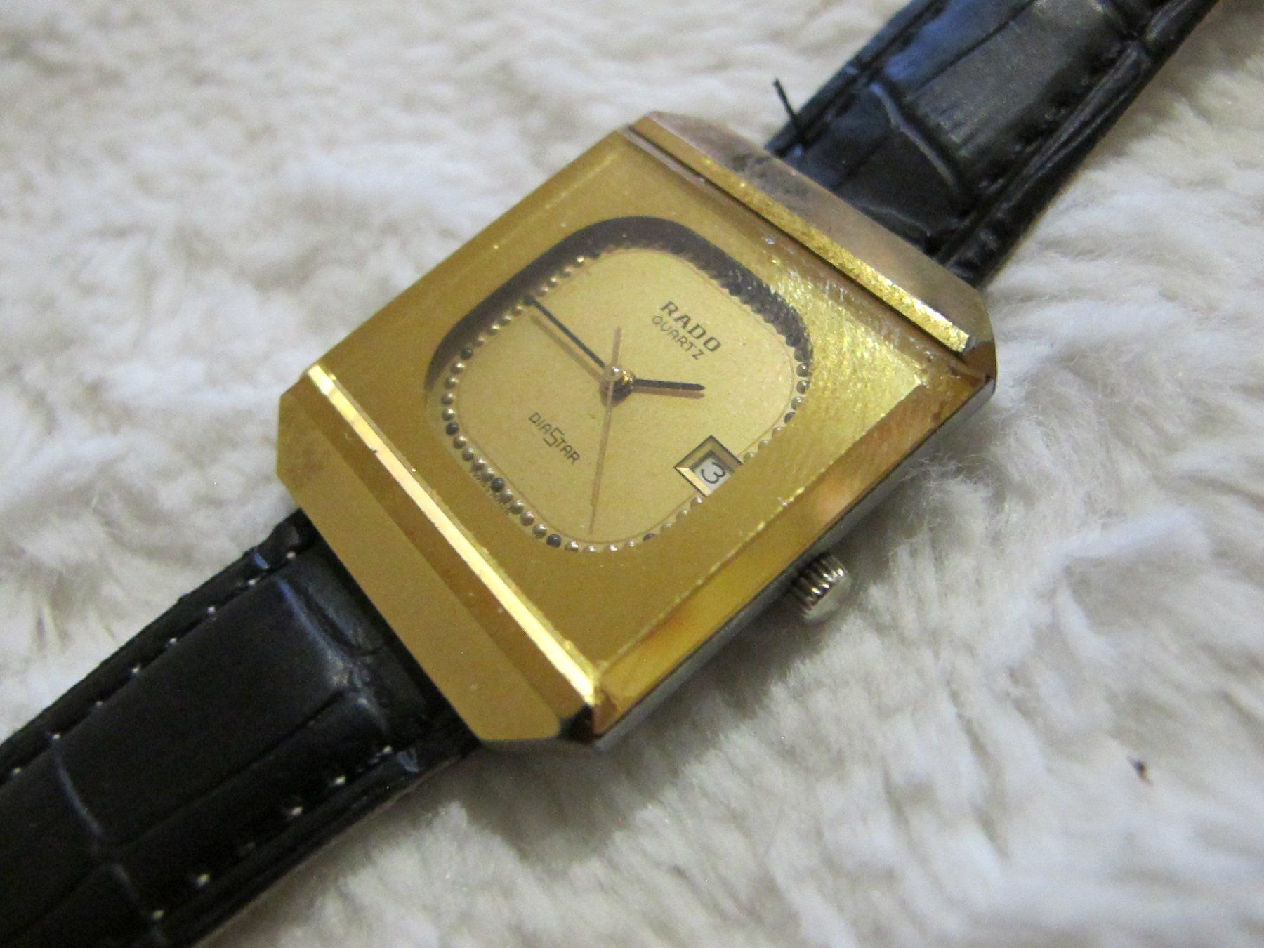 Rado Uhren: Rado DiaStar Quartz Damen Oder Herren Vintage Vergoldet – Gebraucht aus Altnau von SwissGoldTime