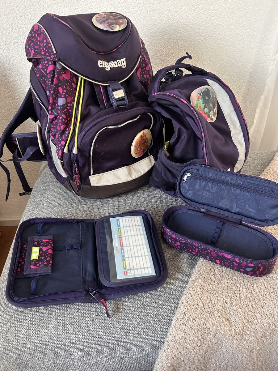 Ergobag Borse & Zaini: Ergobag Set Schulranzen/Beutel/2x Etui – Usato da Rothrist venduto da Nadjane 2