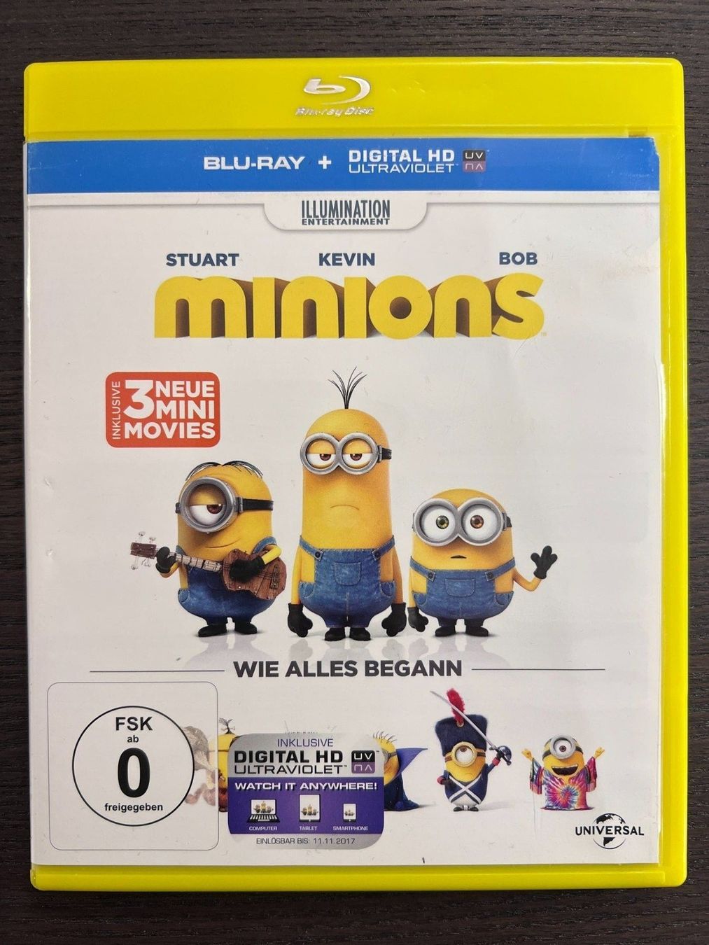 Alle DVDs: Minions - Wie alles begann – Gebraucht aus Zürich von Blu-ray_ZH