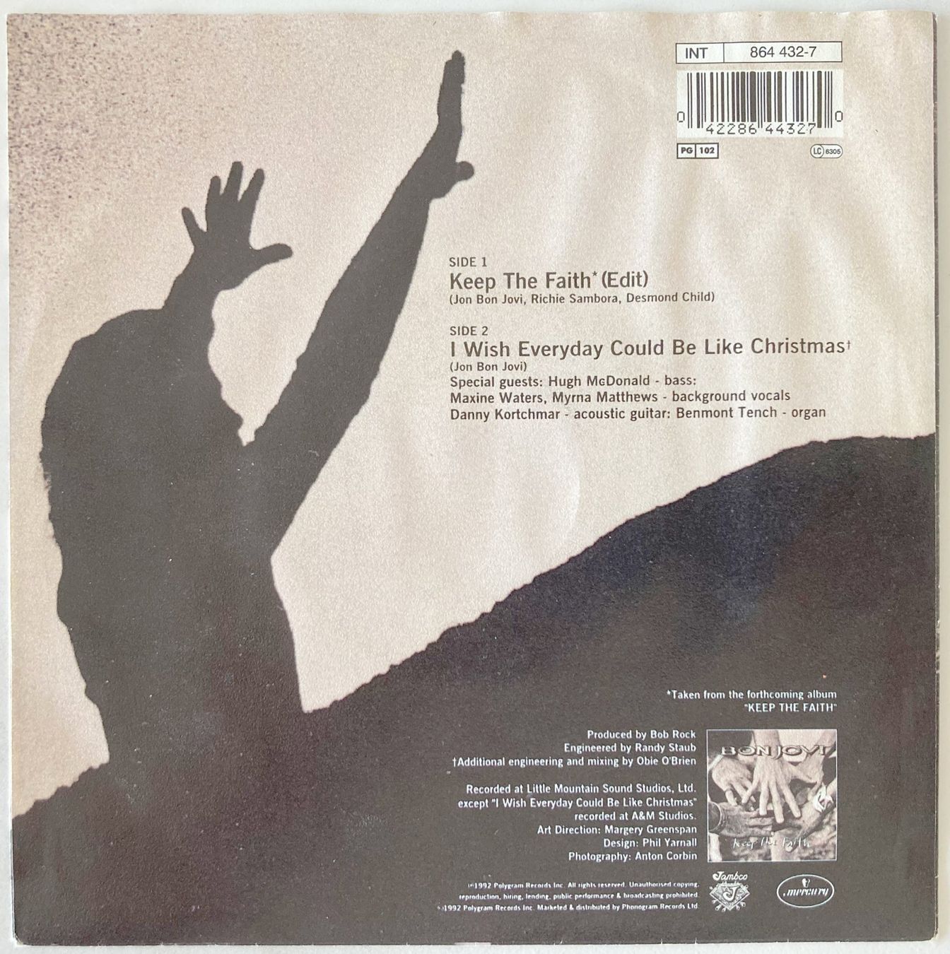 Dischi in vinile: JON BON JOVI - KEEP THE FAITH – Usato da Bottens venduto da hotter-than-hell 1