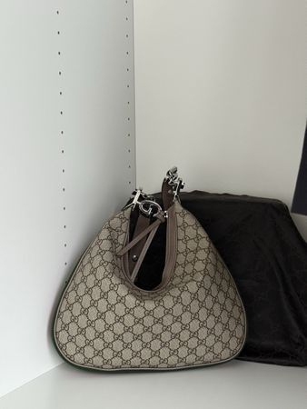 Gucci GG Supreme Large Attache Schultertasche 