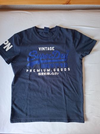 Superdry T-Shirt Dunkelblau Grösse M guter Zustand