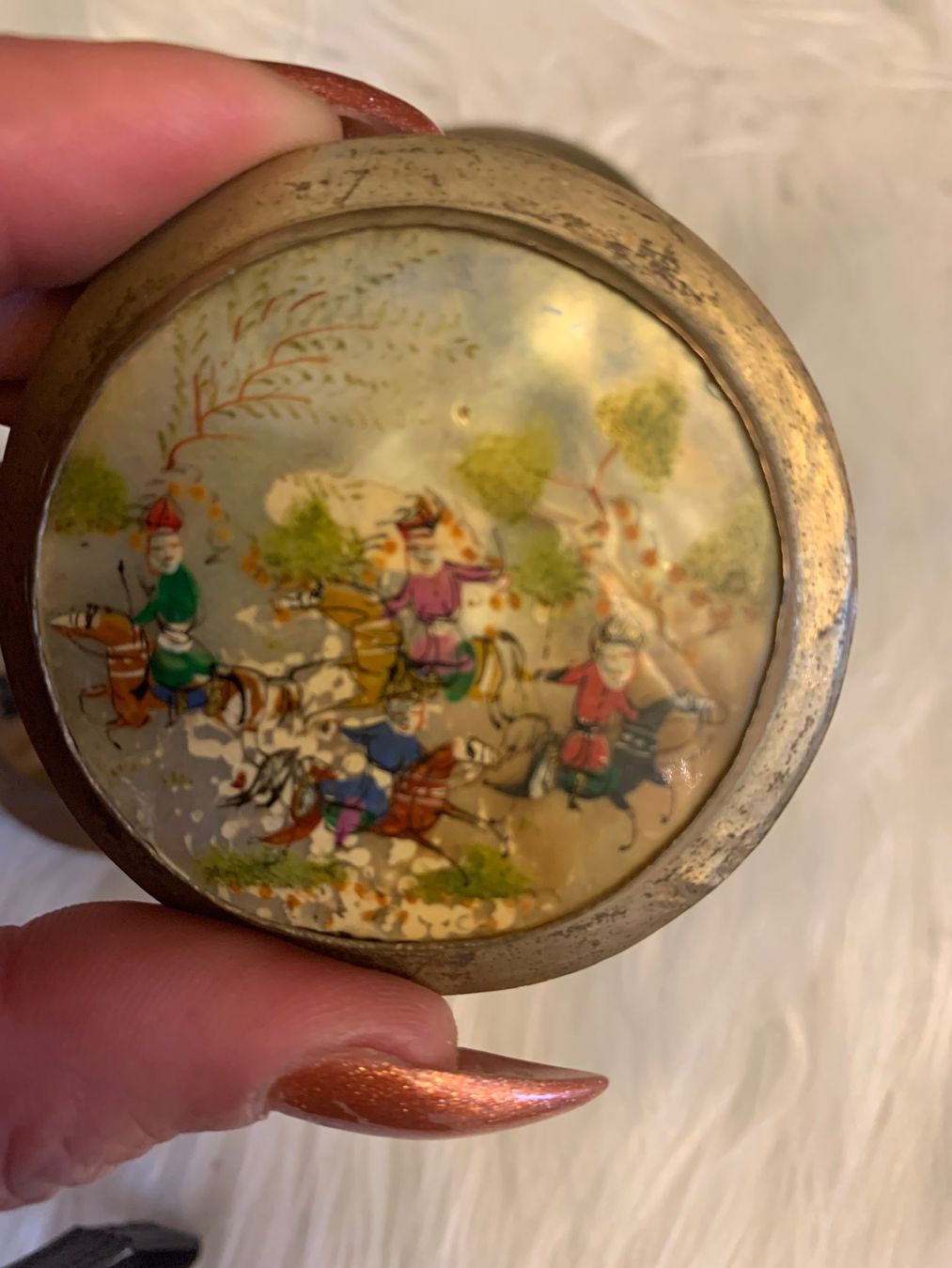 Statuette: 3 antike russische Kautabak Döschen – Usato da Rothrist venduto da Oddymanliane 3