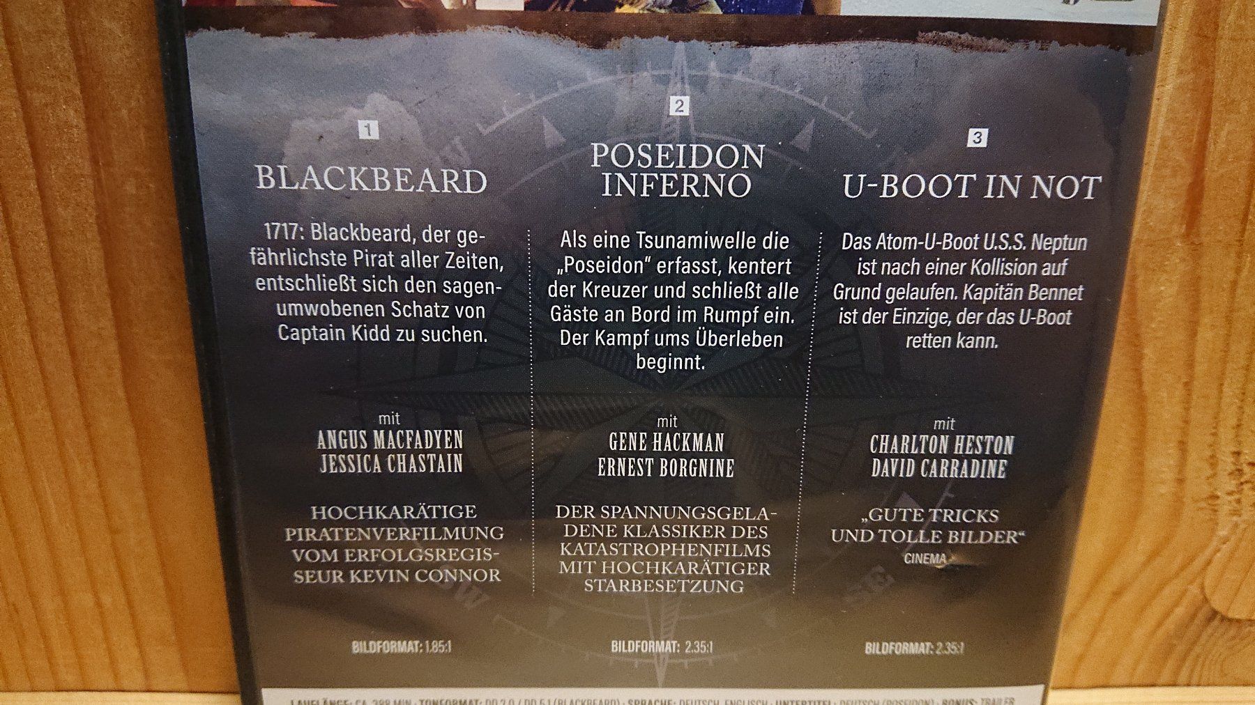 Tutti i DVDs: DIE GROSSEN SEEABENTEUER 3 DVD Box – Usato da Wilderswil venduto da Exebub 2