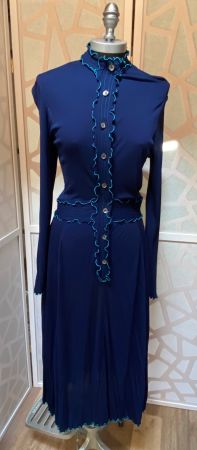 Great vintage blue dress. XS