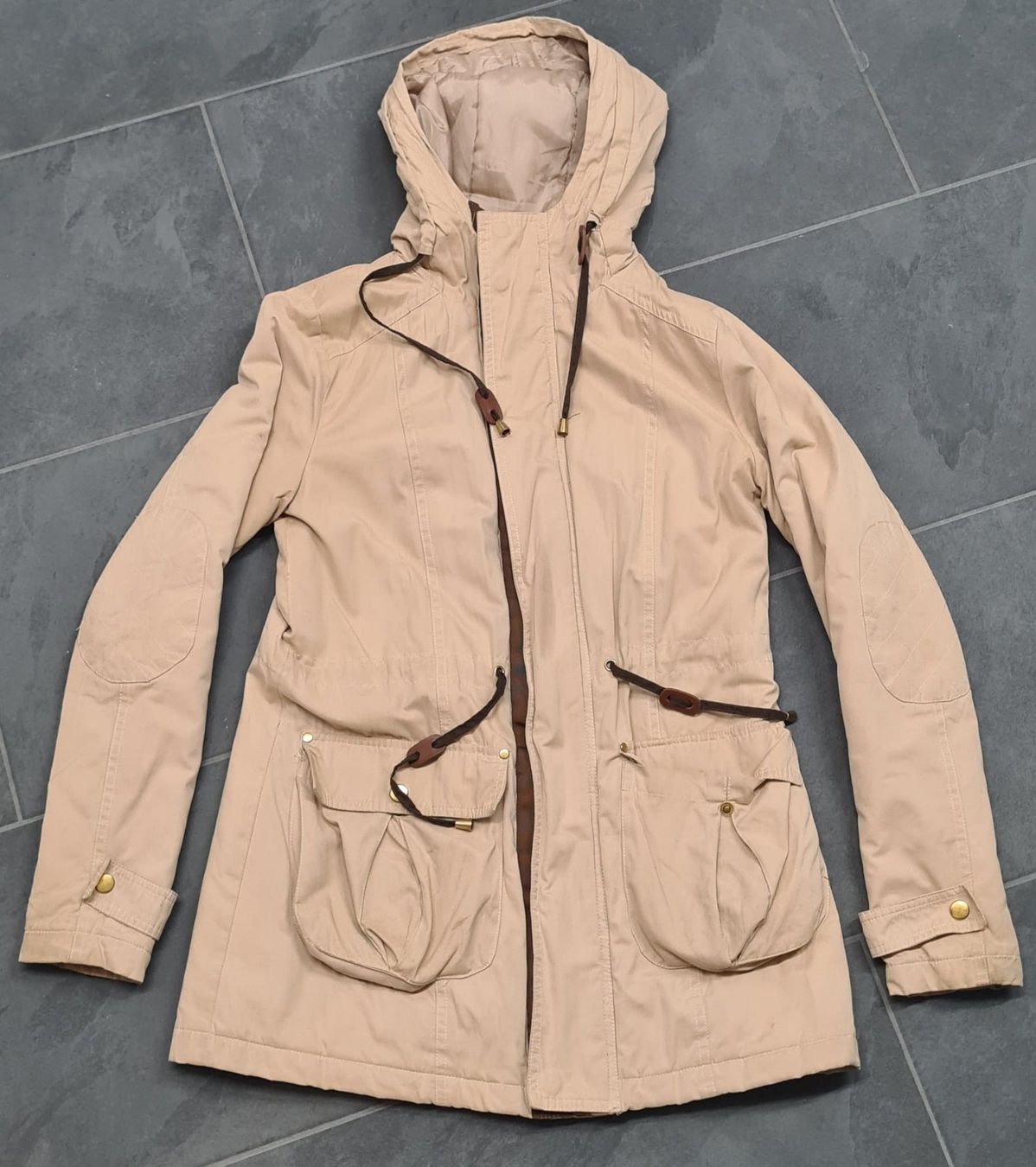 Giacche: Übergangsjacke Gr. S beige – Usato da Nürensdorf venduto da nm_schoeni28
