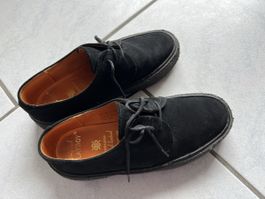 Wildleder Schuhe 60ties Style UK Grösse 7 1/2