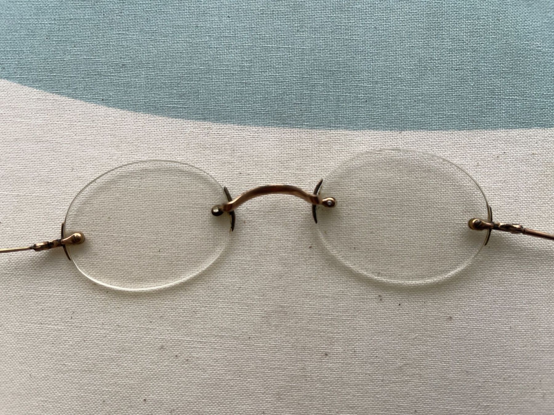 Brillen & Gläser: Alte Brille um 1920 mit Originaletui – Gebraucht aus Hinwil von Dts100 4