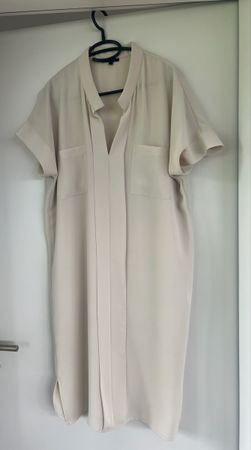 Sommerliches Blusenkleid, beige, Gr. L,Top Zustand!