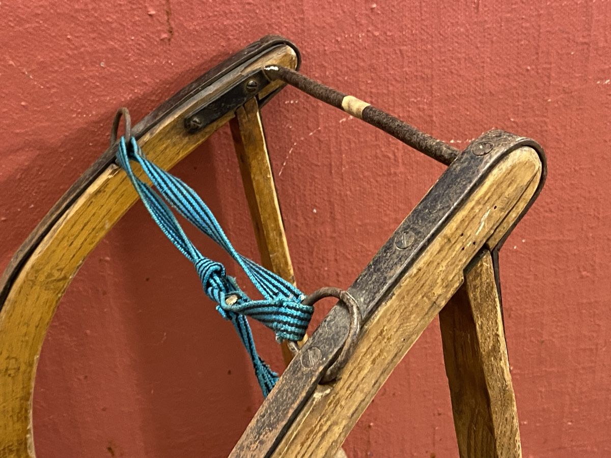 Slitta: Nostalgischer Holzschlitten, Retro Schlittelspass- Deko – Difettoso da St.Gallen venduto da kingsamas 7