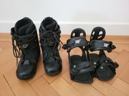 Snowboard Boots & Bindings BF "The Jam" - EU 47 Black