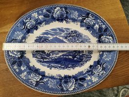 Wedgwood "Landscape" Etruria servierteller oval 27cm 