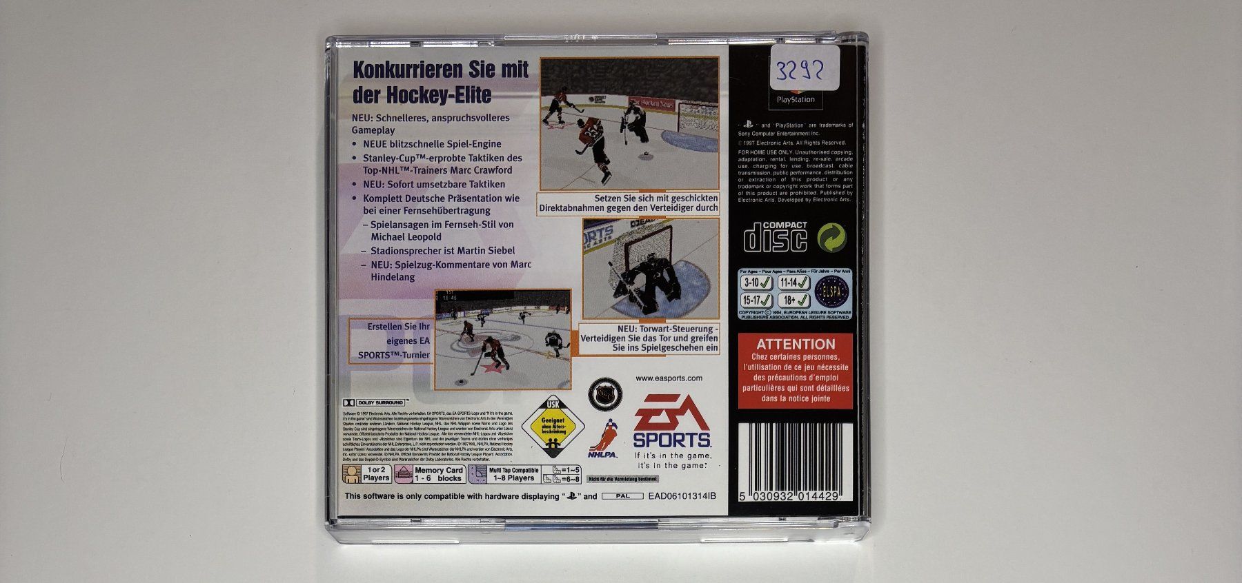 Sony Giochi: PS1 - NHL 98 – Usato da Allschwil venduto da Bullach 2