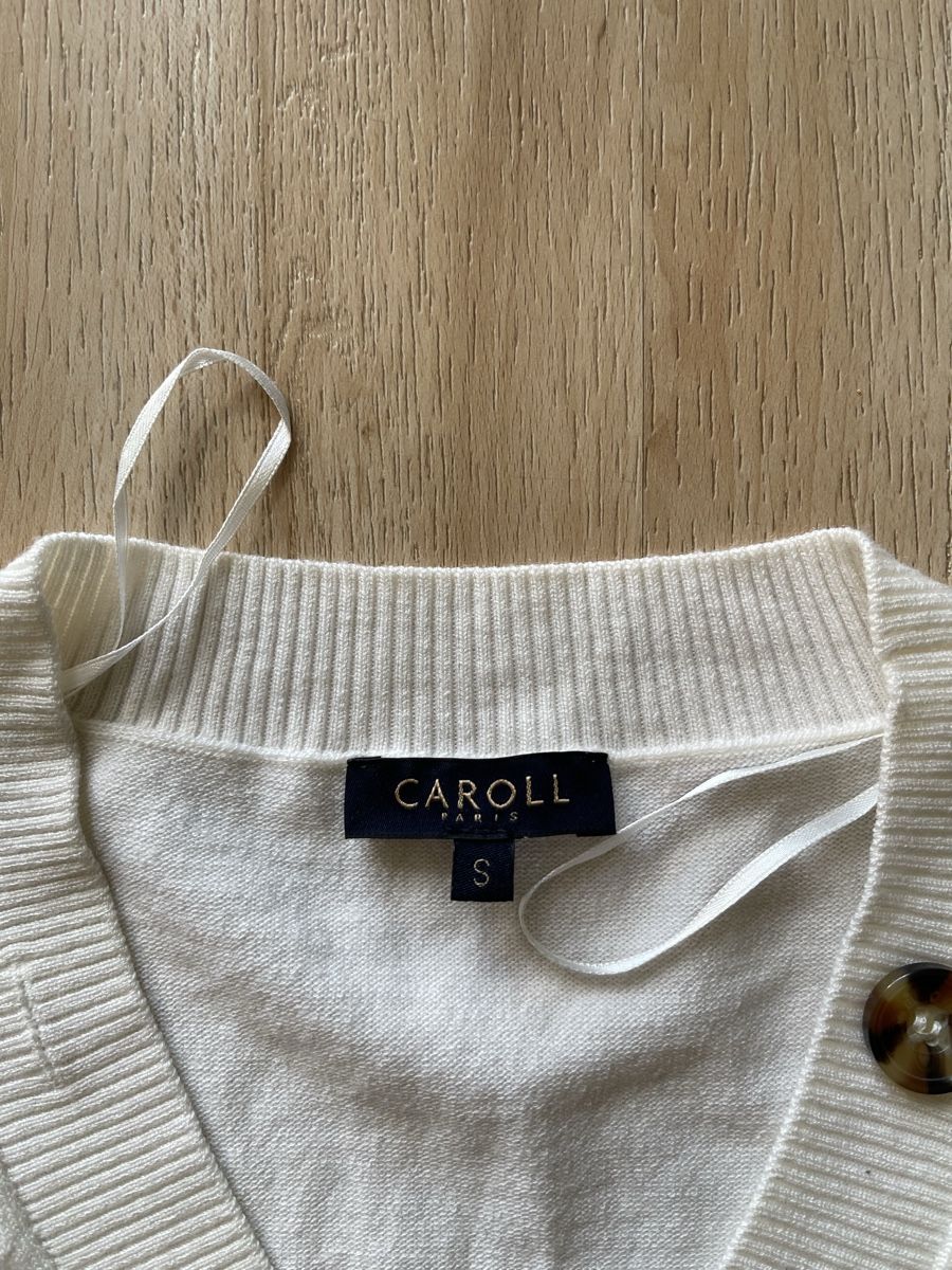 Caroll Maglioni & Felpe: Joli pull-over Carolle S, parfait état couleur écru – Usato da Kloten venduto da Vermicelles 4