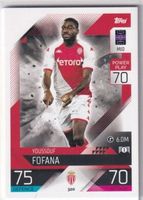 Topps Youssouf Fofana Sammelkarte Match Attax AS Monaco