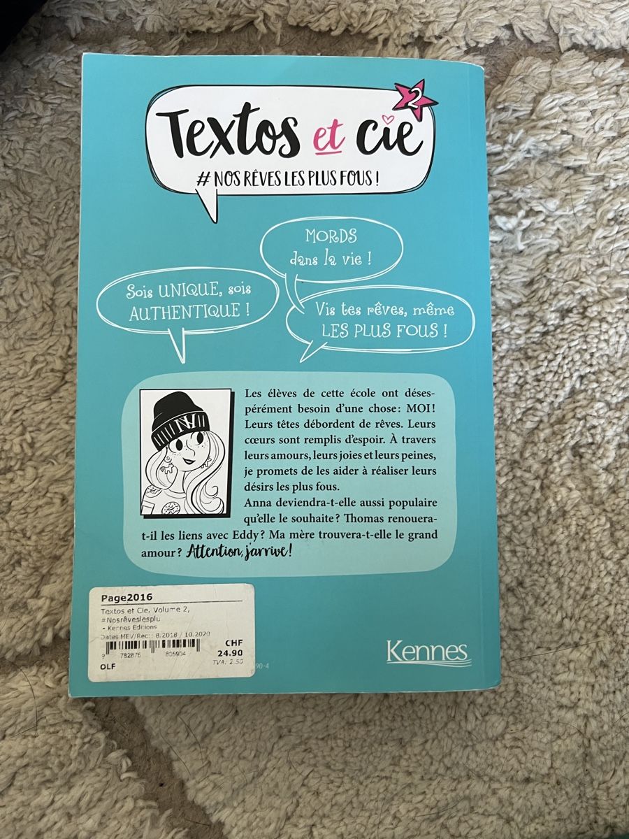Libri: 3 Livres Textos et cie - #7, #8, #2 – Nuovo (secondo la descrizione) da Murist venduto da MRVJ02 7