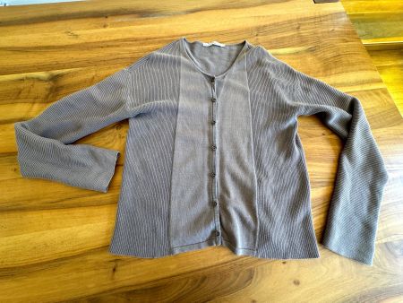 NILE ATELIER braunes Jäckchen Strickjacke Gr. S