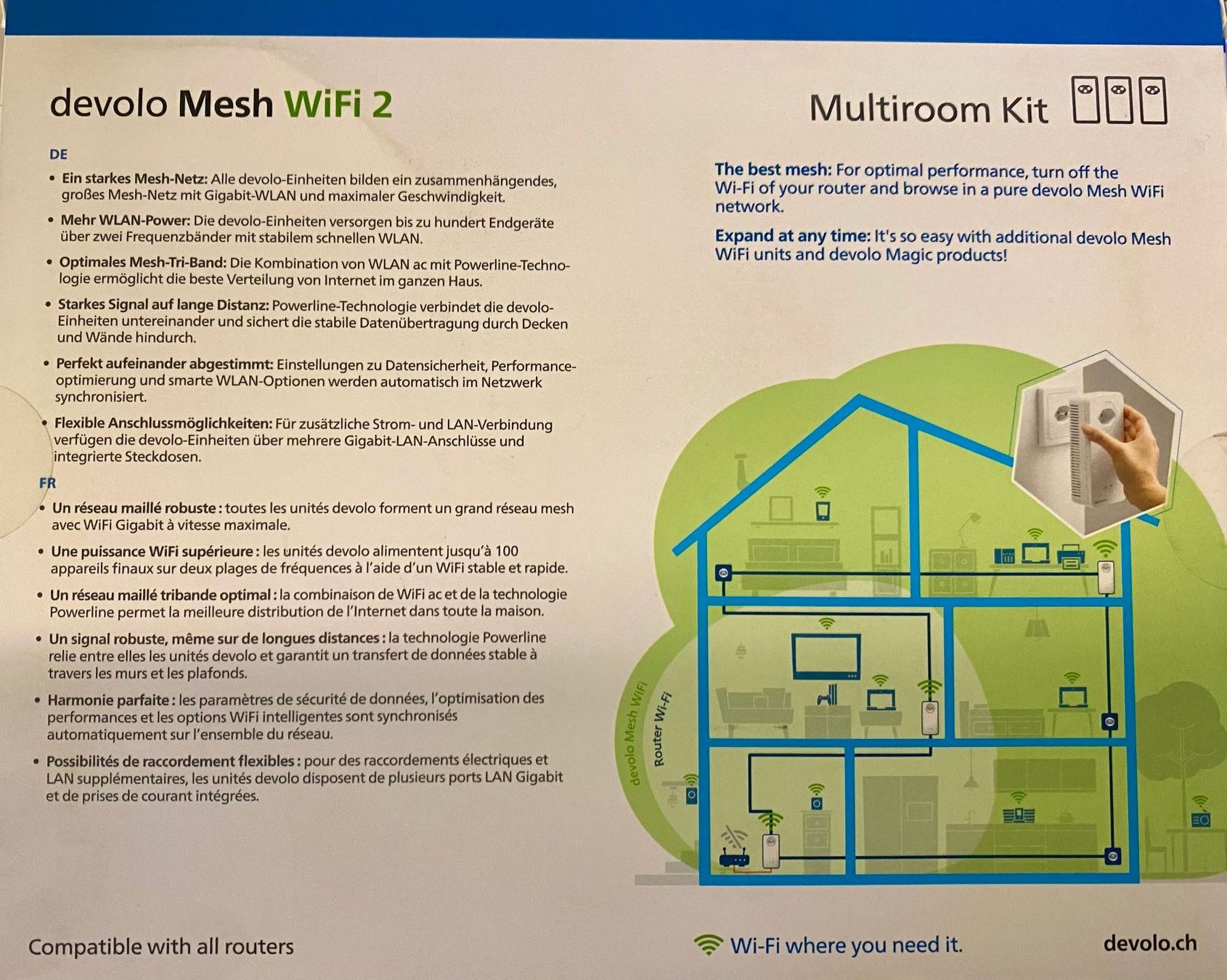 Devolo WiFi: Devolo kit multiroom mesh wifi 2 – Nuovo e nell'imballaggio originale da Bex venduto da 1_style 1