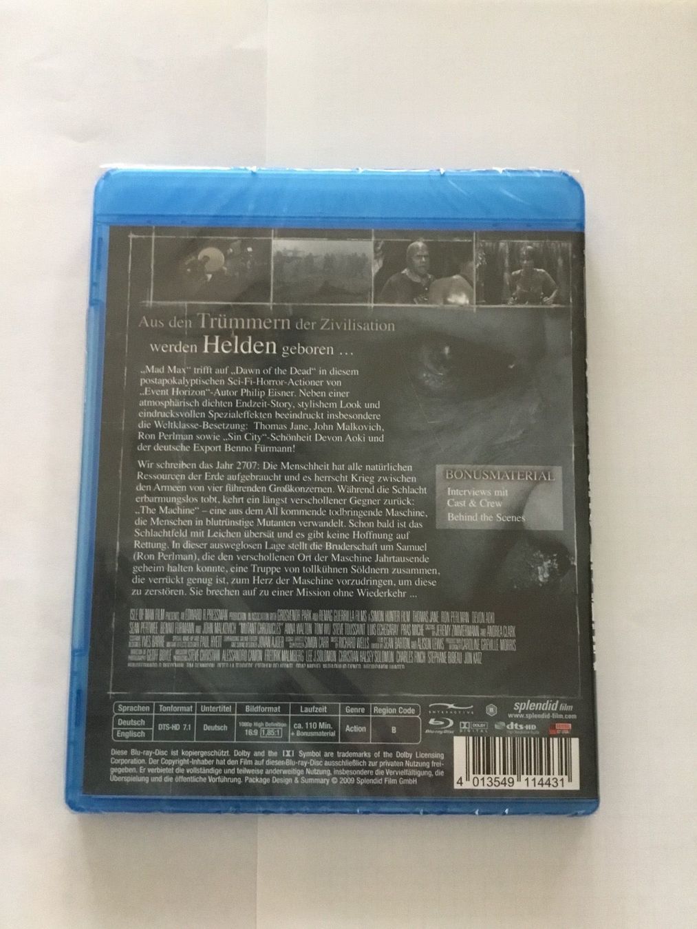 Tutti i DVDs: Mutant Chronigles Blu Ray Neu Original verpackt – Nuovo e nell'imballaggio originale da Blauen venduto da berlingo65 1