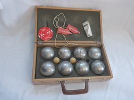 Vintage altes Petanque / Boules inkl. Koffer