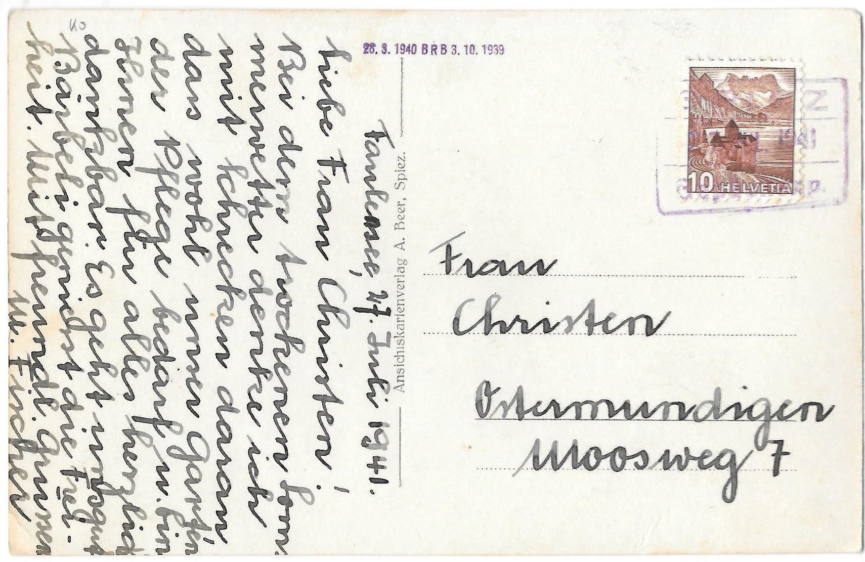 Cartes postales: Faulensee mit Schiffsstation – D'occasion à Olten par clotaldi 1