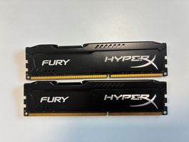 Lot de 2 barrettes RAM HyperX FURY 2x8Gb