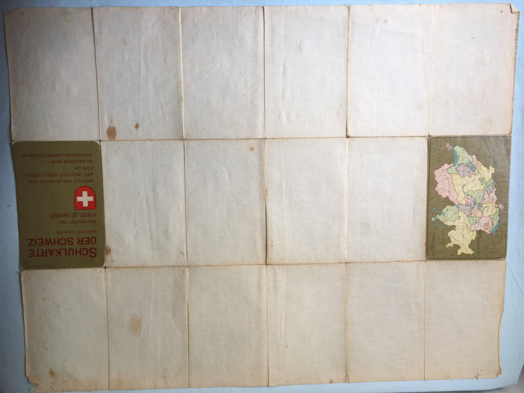 Cartine & Atlanti: alte Schulkarte Schweiz – Usato da Bern venduto da aiz_2xxb 5