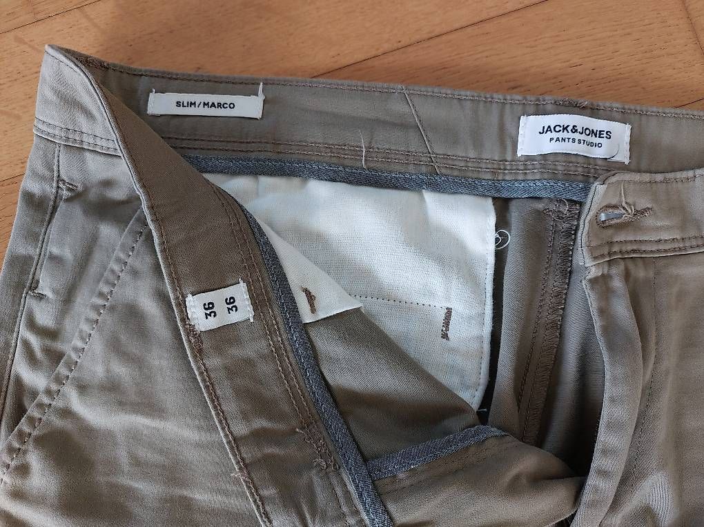 Pantaloni: Chino beige, Gr. 36 - JACK & JONES – Usato da Urtenen-Schönbühl venduto da alexaz 3