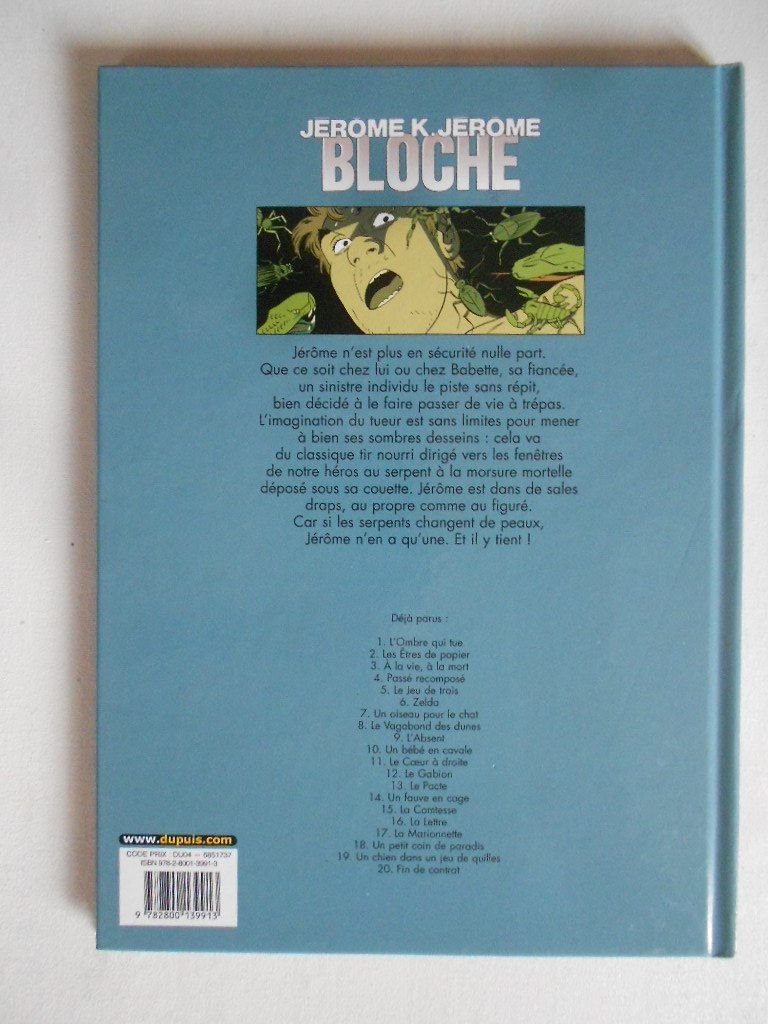 Comics: JEROME K. BLOCHE  -  FIN DE CONTRAT – Gebraucht aus Bex von Giorgiob 1