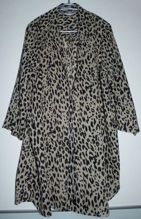 NEUE Longbluse / Bluse Léopard Muster 3/4 Arme