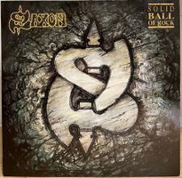 Saxon - Solid Ball Of Rock // LP: VG+; Sleeve: VG++